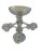 Art Deco Vintage Pair of Vintage Cambridge Arm Stackable Glass Candlesticks For Sale - Image 3 of 12