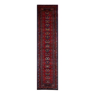 1940s Persian Malayer Area Rug 3'9" X 15'10" For Sale