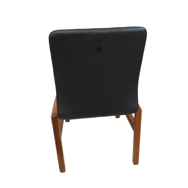 Vintage Leather Dining Chairs by Sven Christiansen, Set of 4 For Sale - Image 16 of 18