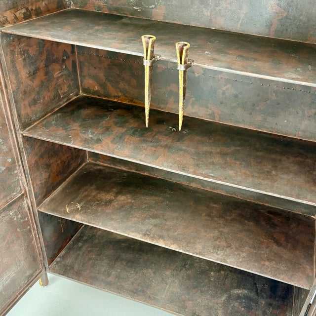 Swiss Sculptural Iron Cabinet, 1995 For Sale - Image 9 of 15