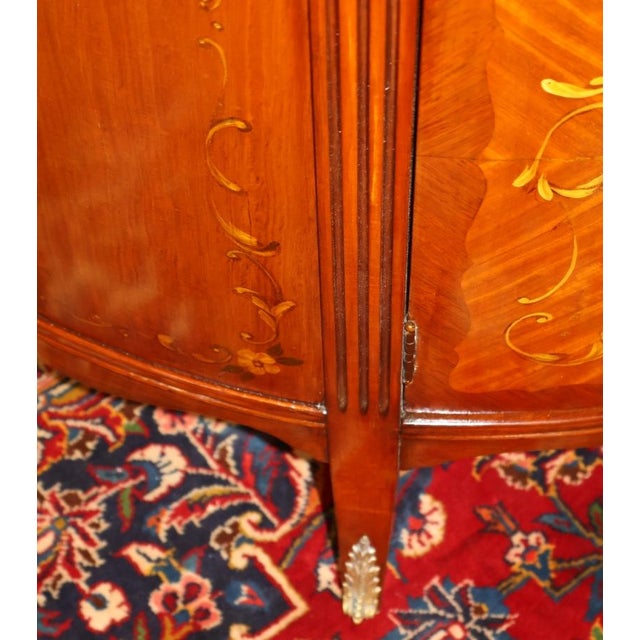 Early 20th Century French Louis XV Marble Top Paint Decorated Chest Commode For Sale - Image 9 of 17