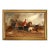 Lady Clifford-Constable Driving a Carriage Framed Print on Canvas in Antiqued Gold Frame For Sale