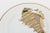 Gold Vintage Fitz and Floyd Porcelain Gold Gilded Shell & Fish Desert or Appetizer Plates Set of 4 70's For Sale - Image 8 of 12