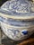 Blue and White Chinoiserie Foo Dog Lidded Bowl For Sale - Image 4 of 9