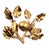 French Vintage Italian Gilt Tole Apple on Branch Fruit Toleware Life / Full Size Figure Object For Sale - Image 3 of 6