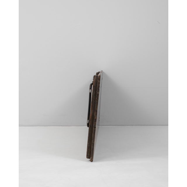 20th Century French Metal Table With Wooden Top For Sale - Image 13 of 18