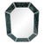 Modern Églomise Malachite Octagonal Mirror For Sale
