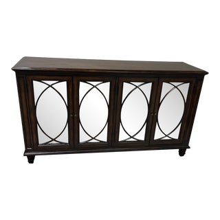Ethan Allen Dark Wood Buffet For Sale