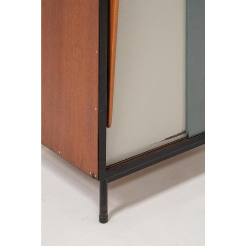 Mid-Century Modern Wardrobe Cabinet by Willy Van Der Meeren, Belgium, 1950s For Sale - Image 6 of 14