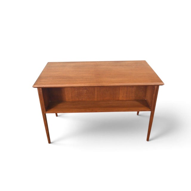 Atomic Danish Modern Teak Desk by Tibergaard For Sale - Image 10 of 16