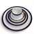 A set of fine porcelain dinnerware by famed Italian manufacturer Richard Ginori in the classic “Sardinia Blue” pattern....