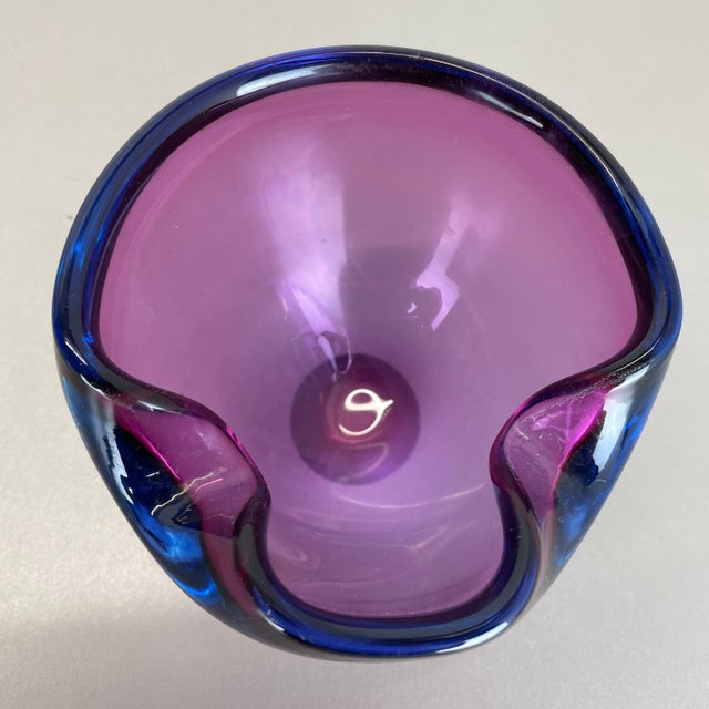 Purple Murano Glass Ashtray, Italy, 1970s For Sale - Image 11 of 18