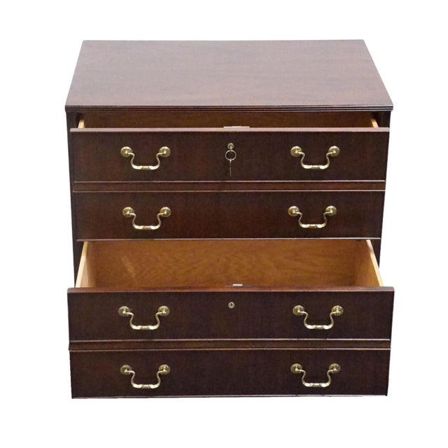 Mount Airy Sold Mahogany Traditional Style 31" File Cabinet For Sale In Kansas City - Image 6 of 14
