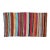 Jubilee Stripe Recycled Sari Rug 40" X 60" For Sale