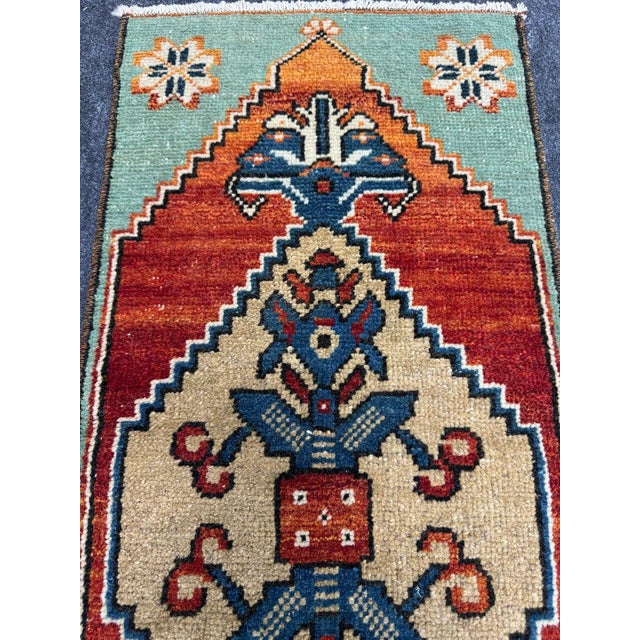 Turkish Yastik Rug 1'3" x 2'10" For Sale - Image 4 of 5