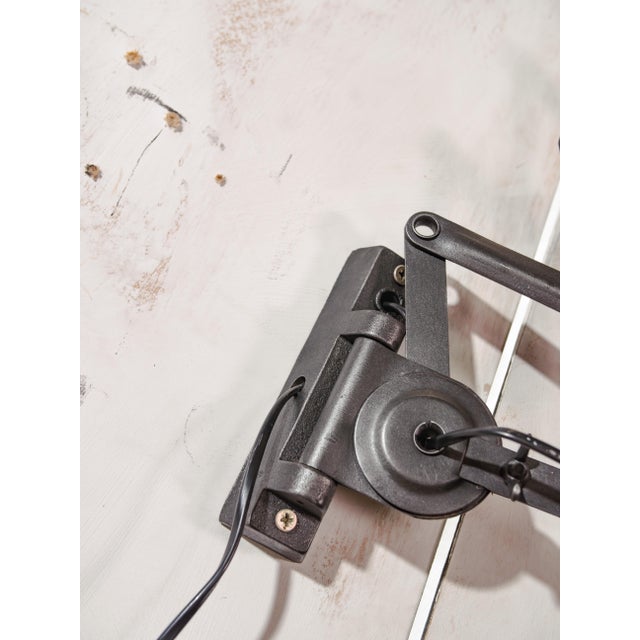 Renovated vintage 1960s scissor lamp by elektroinstala decín this rare extendable scissor wall lamp with gooseneck was...