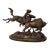 1970s Bronze ‘Buffalo Hunt’ by Frederic Remington For Sale