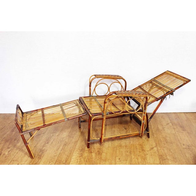 Rattan Lounge Chair by Erich Dieckman, 1930s For Sale - Image 4 of 18