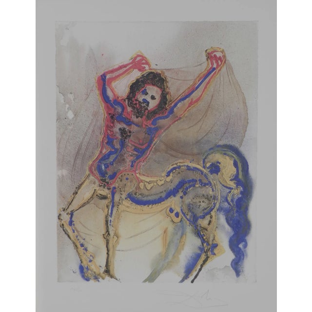 ARTIST: Salvador Dali TITLE: Dalinean Horses The Centaur of Crete MEDIUM: Lithograph SIGNED: Hand Signed PUBLISHER: Simeon...