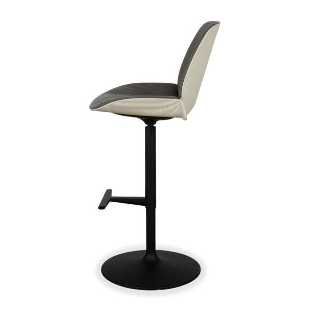 Nuez Leather Bar Stools from Andreu World, Set of 4 For Sale - Image 11 of 13