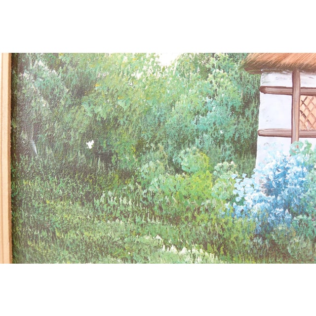 The Homestead, Large Original Oil Painting on Canvas, Signed For Sale - Image 6 of 8