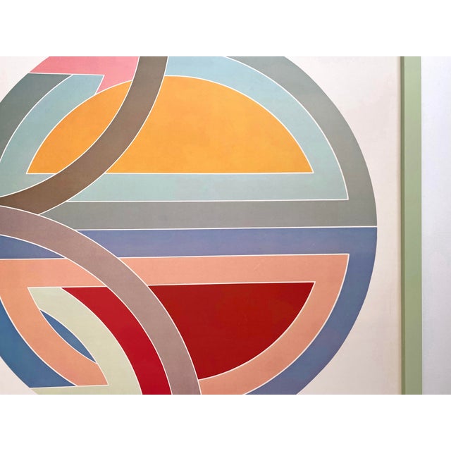 Frank Stella Vintage 1977 Mid Century Modernist Lithograph