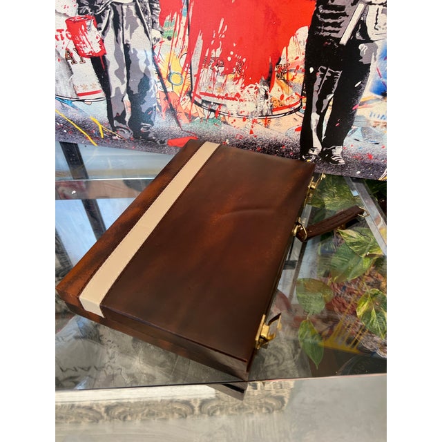 Wood 1970s Petite Dominoes and Checkers Travel Set With Case For Sale - Image 7 of 9