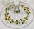 Glass Antique Bohemian Hand-Painted Floral Glass Compote Tazza For Sale - Image 7 of 8