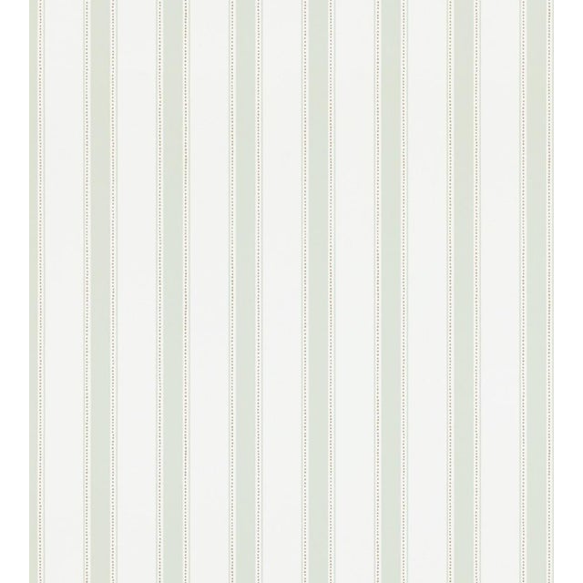 Contemporary Sandberg for The House of Scalamandr�� Gustav Wallcovering, Light Green For Sale - Image 3 of 3
