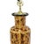 Early 21st Century A Pair of Early 21st-Century Hand-Painted Tortoiseshell-Patterned Art Ceramic Table Lamps For Sale - Image 5 of 11