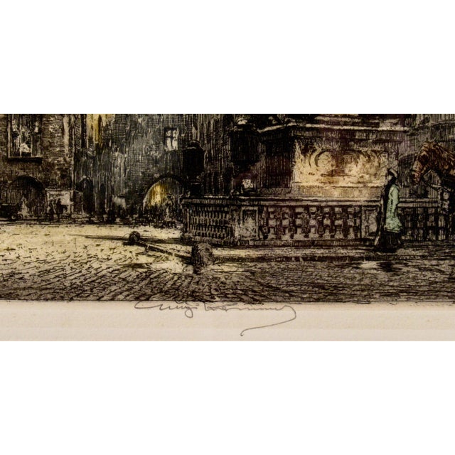 Luigi Kasimir The Old City Hall, Munich, Germany C. 1930 Reproduction Print For Sale In San Francisco - Image 6 of 7