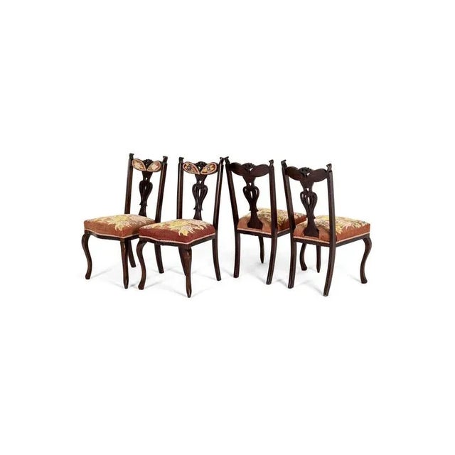 Scottish Mahogany Dining Chairs, Set of 4 For Sale - Image 4 of 15