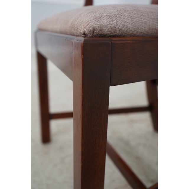 Set of 8 Hickory Chair Co Mahogany Dining Room Chairs For Sale - Image 12 of 18