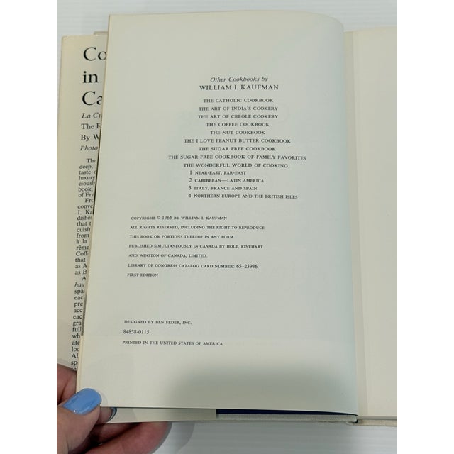 Cream Cooking in a Castle: The Royal Recipes of France, 1965 First Edition For Sale - Image 8 of 10