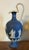 Blue Antique 19th Century Wedgwood Dark Blue Jasperware Oinoche Vase, Urn or Ewer Decorated With Apollo and the Muses Circa 1850 For Sale - Image 8 of 18
