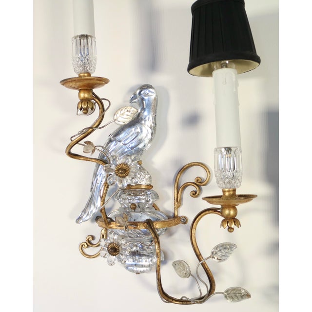 Mid-Century Modern 1970s Hollywood Regency Parrot Sconces Appliques by Banci Firenze , a Pair For Sale - Image 3 of 6