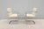 Ludwig Mies Van Der Rohe Brno Tubular Chairs in Cream Fabric by Gordon - A Pair For Sale - Image 12 of 18