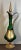 Vintage Venetian Tre Fuochi Gilded Emerald Green Glass Decanter and 5 Goblets For Sale - Image 4 of 10