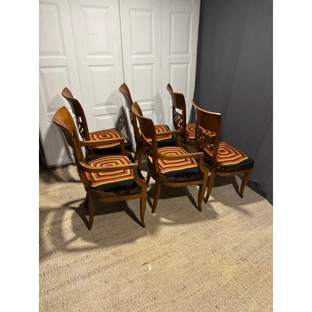 Set of 6 Biedemeier Style Dining Chairs For Sale - Image 14 of 16