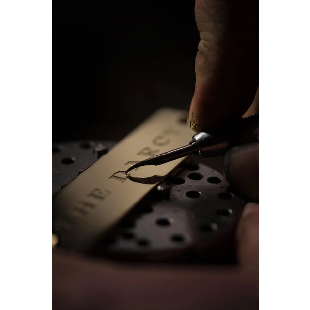 Classical Valet Stand in Brass & Black Walnut by Honorific For Sale - Image 10 of 12