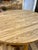 Contemporary Wabi-Sabi 43" Round Solid Mango Wood Pillar Dining or Foyer Table For Sale - Image 4 of 6