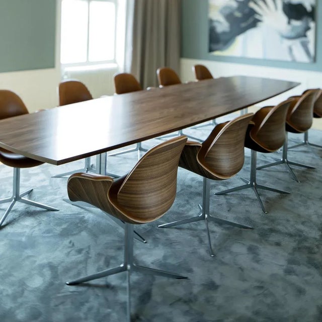 Kt 8013 Leather Council Chair by Salto and Thomas Sigsgaard for One Collection For Sale - Image 9 of 11