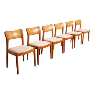 Teak Ole Dining Chairs by John Mortensen for Niels Koefoed, Set of 6 For Sale