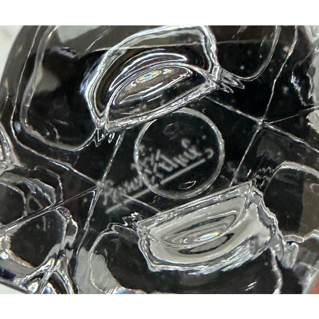 2000 - 2009 Rosenthal “Cyclops” Tall Single Light Crystal Candlestick For Sale - Image 5 of 5