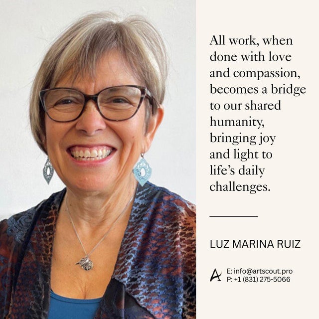 2020s Luz Marina Ruiz "Dualidad" Acrylic on Wood Panel, Vertical Botanical Abstract in Crimson, Bay Area California Art, Original 6 X 24 Inches, 2024 For Sale - Image 5 of 5