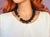 Late 20th Century Vintage 21-Inch Black Obsidian Beaded Necklace With Onyx Cameo Clasp For Sale - Image 5 of 9
