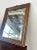 Antique French Carved Wood Beveled Mirror, C. 1880–1900 For Sale - Image 4 of 5
