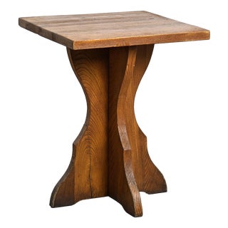 Wood Dining Table, French Alps, 1970s For Sale