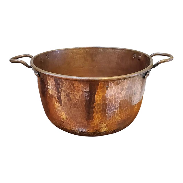 Mid 19th Century Hand Hammered North African Copper Pot Chairish