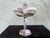 Glass 1970s Westmoreland Gray & White Slag Glass Pedestal Compote With Handles For Sale - Image 7 of 10